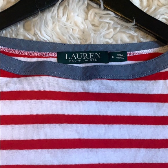 Red and white stripe shirt - Picture 3 of 3